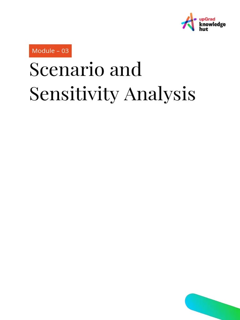 Scenario And Sensitivity Analysis - Reading Material | PDF | Interest ...