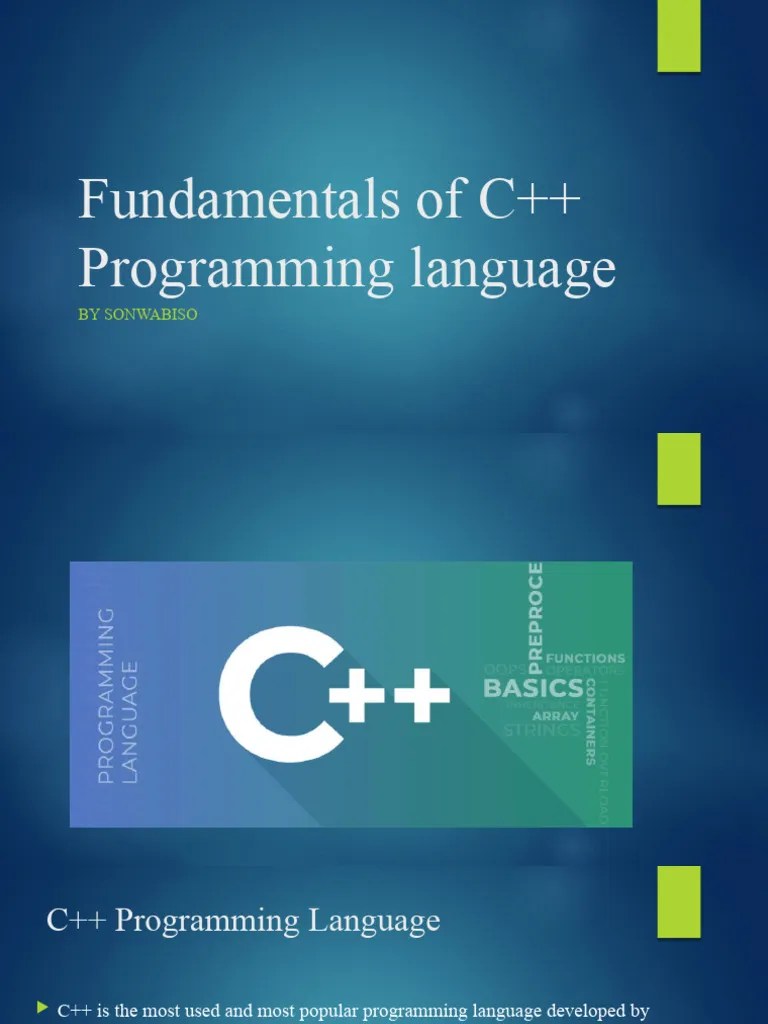 Fundamentals Of C++ Programming | PDF | C++ | Data Type