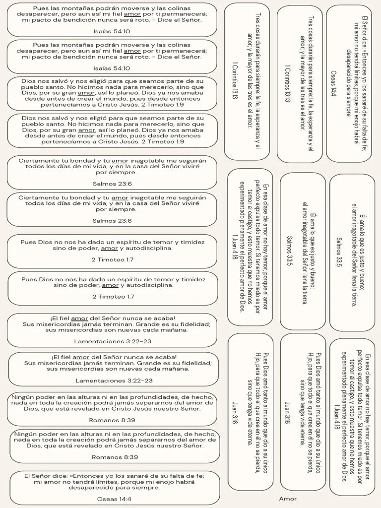 Versiculos Imprimibles | PDF | Amor | Dios