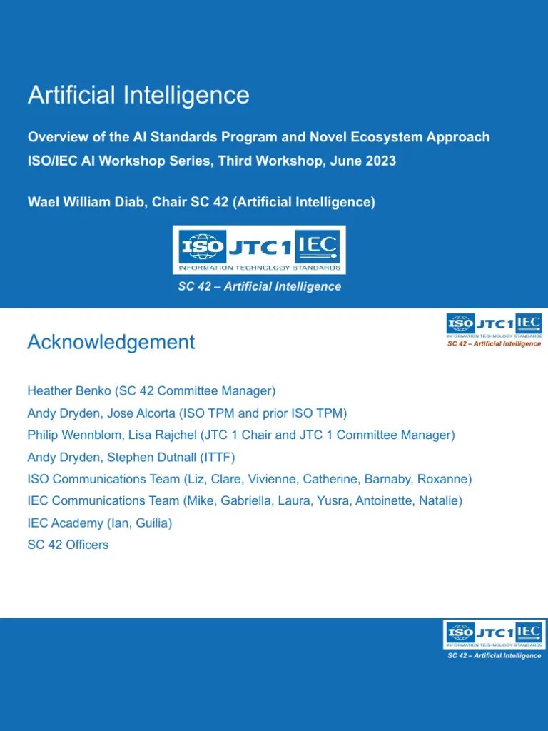 01_01_Overview_ISO_IEC_AI_for_ISO_IEC_AI_Workshop_0623 | Download Free ...