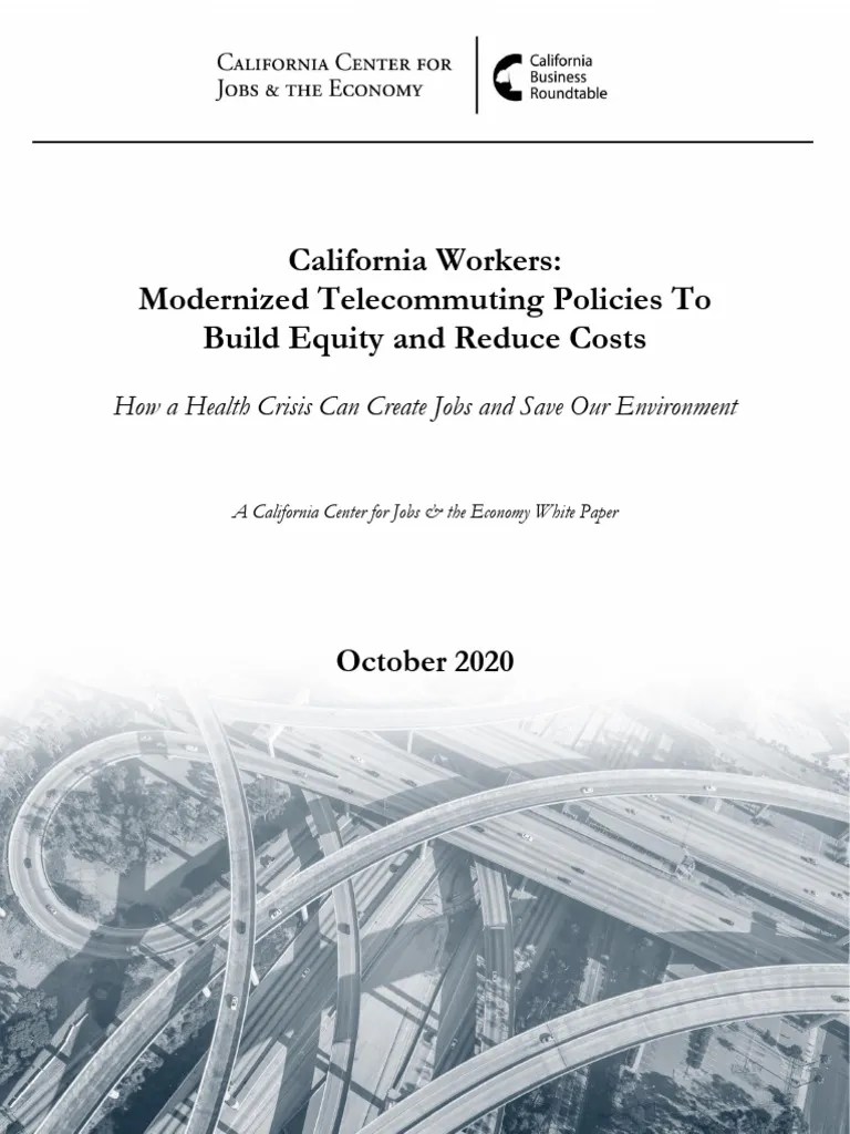 Telecommuting FINAL | PDF | Cost Of Living | Employment