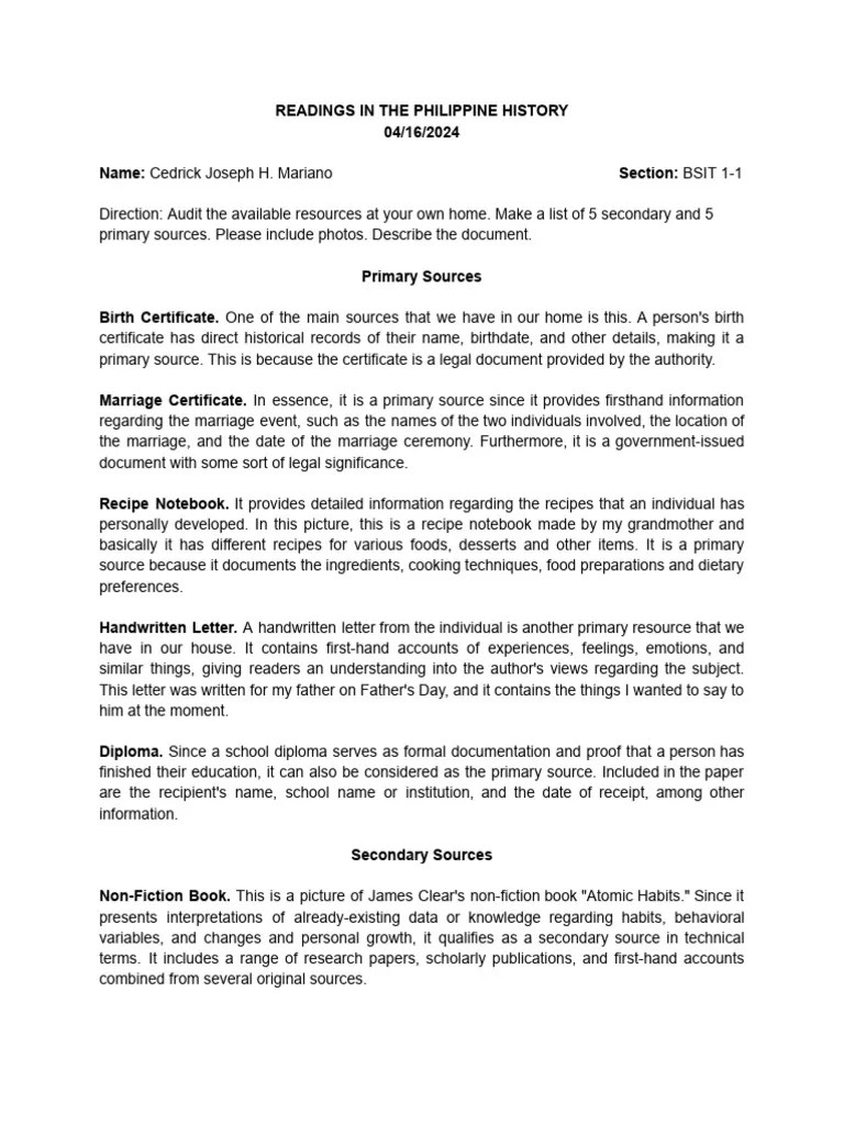 RPH_ Primary And Secondary | PDF | Newspapers | Recipe