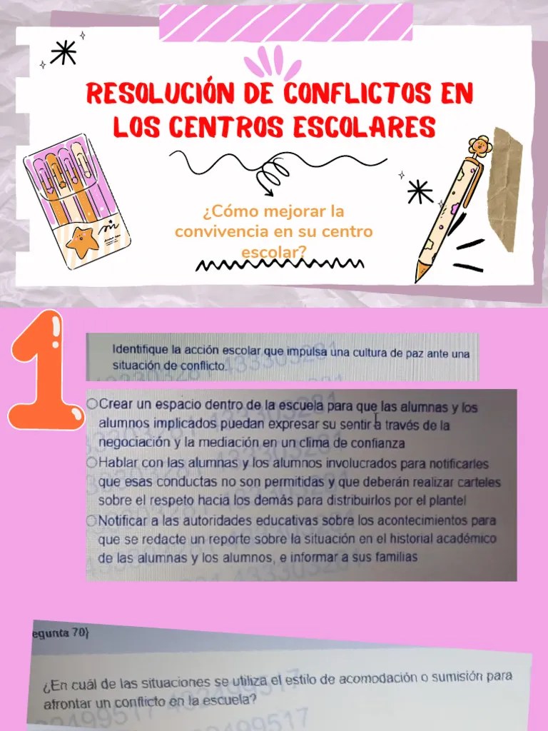Resolución De Conflictos En Los Centros Escolares | PDF | Las Emociones | Negociación