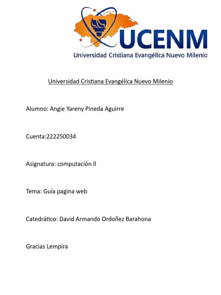 Guía Pagina Web | PDF | Red Mundial | Internet Y Web