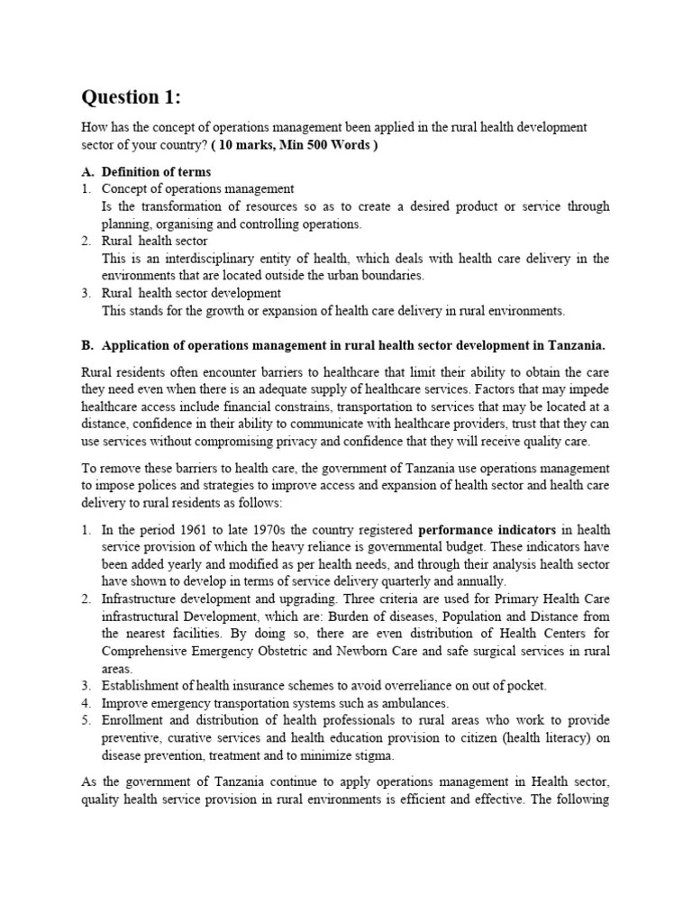 ASSIGNMENT UNIT 1 Final | PDF | Health Care | Project Management