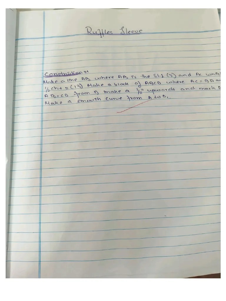 Basic Pattern Drafting 6 | PDF