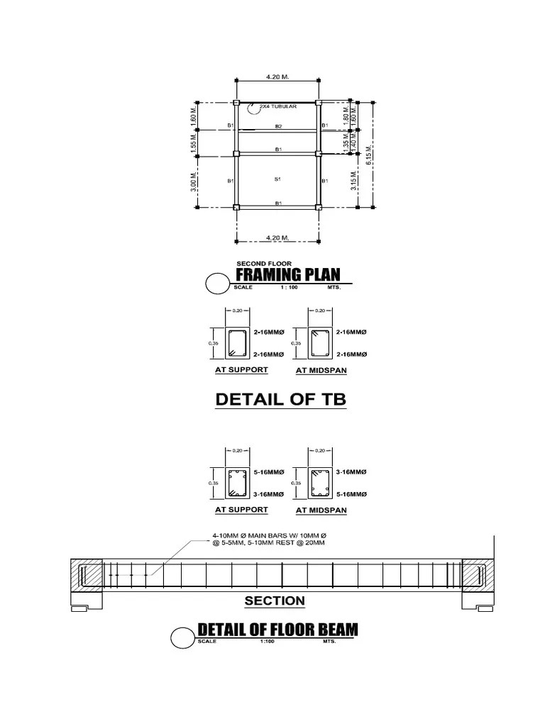 1st Floor Beam Layout 1 Pdf - Premium Ocean Wallpaper Gallery - High Resolution