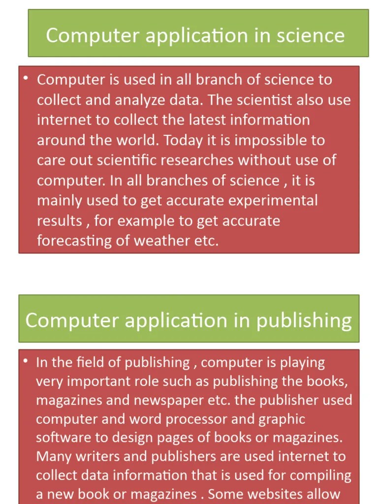 Computer Application | PDF | Health Care | Engineering