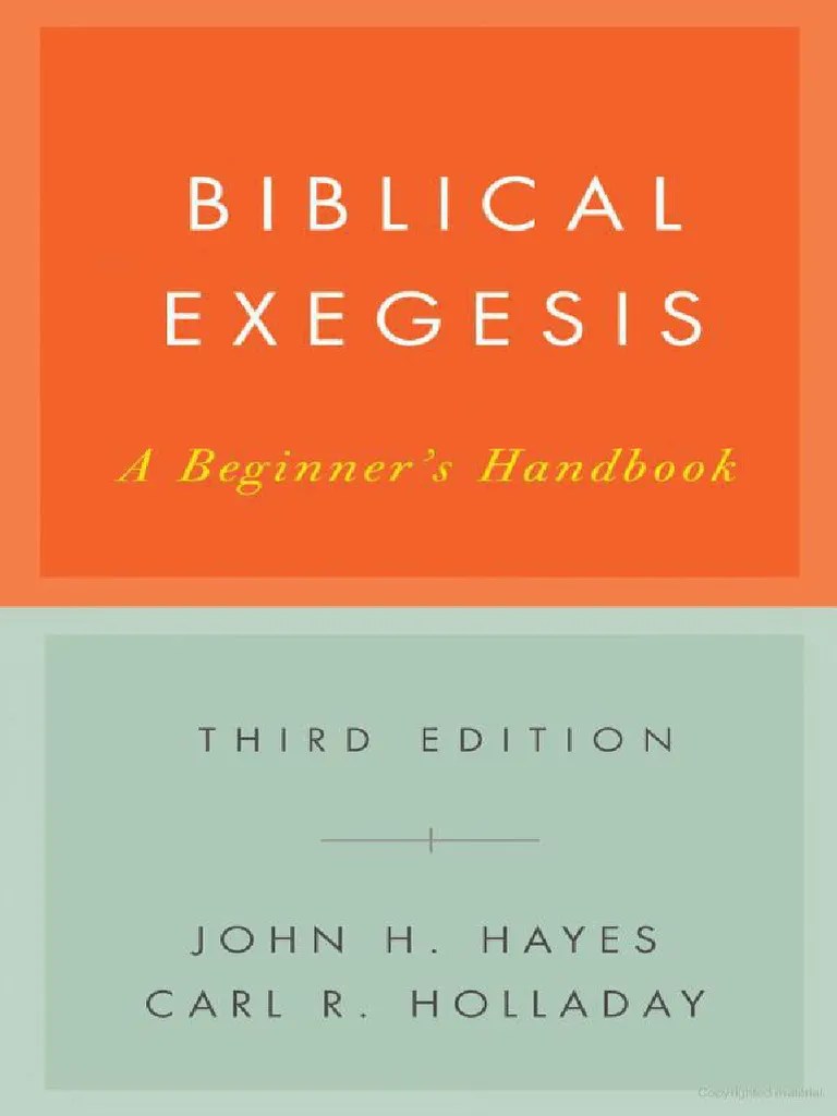Biblical Exegesis (John H. - (Z-Library) | PDF | Exegesis | Communication
