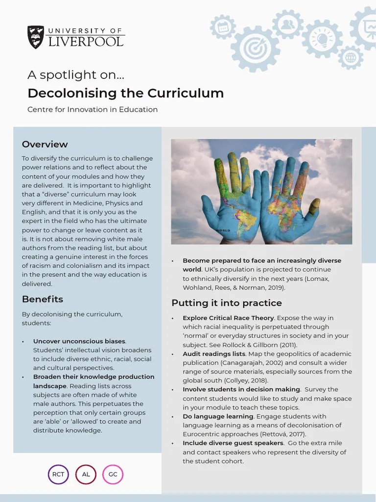 Decolonising The Curriculum | PDF | Curriculum | Pedagogy