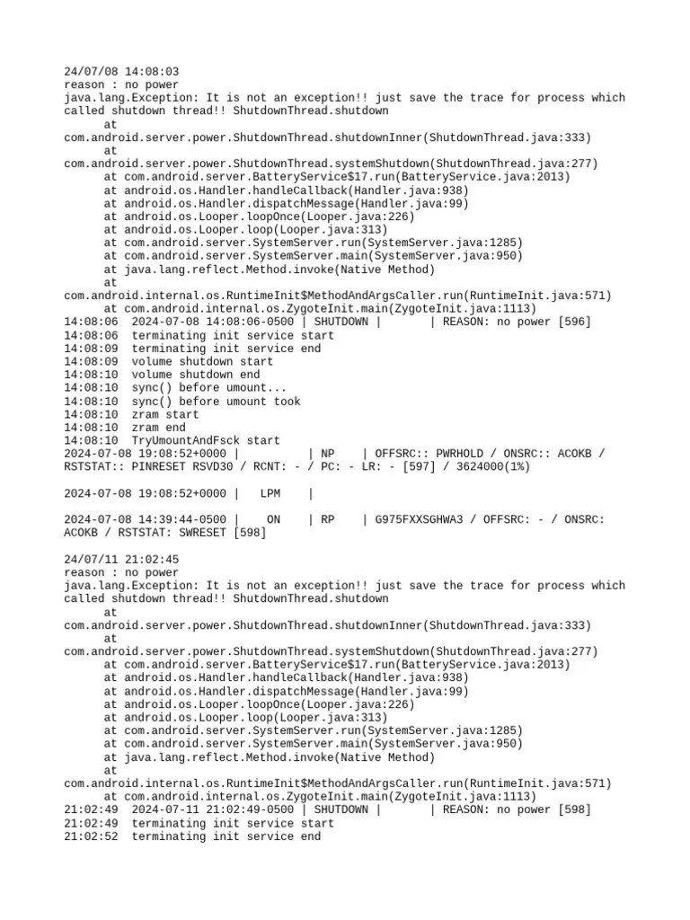 Power Off Reset Reason | PDF | Concurrent Computing | Object Oriented Programming
