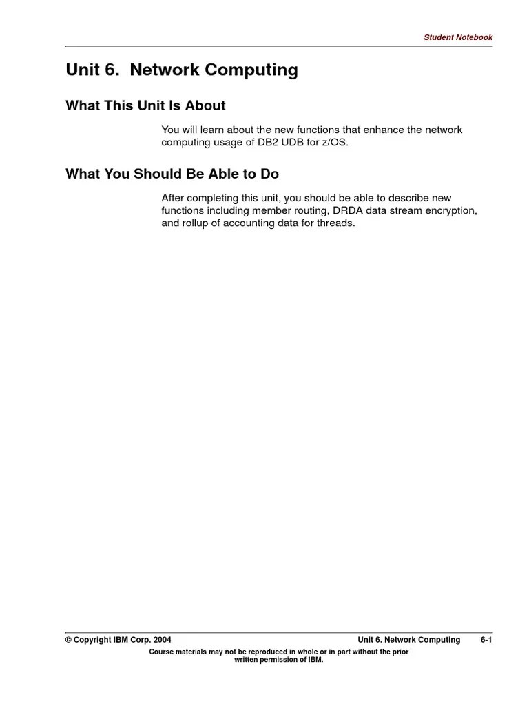 DB2 For ZOS Course 2 | PDF | Ibm Db2 | Operating System