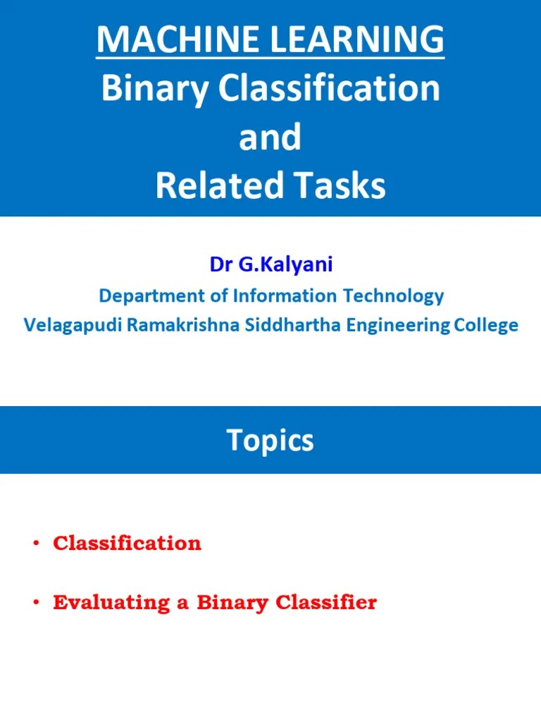 UNIT-1-2.Binary Classification And Related Tasks | PDF | Sensitivity ...