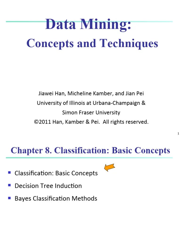 Module - 4.1-DM-1 | PDF | Statistical Classification | Statistical Theory