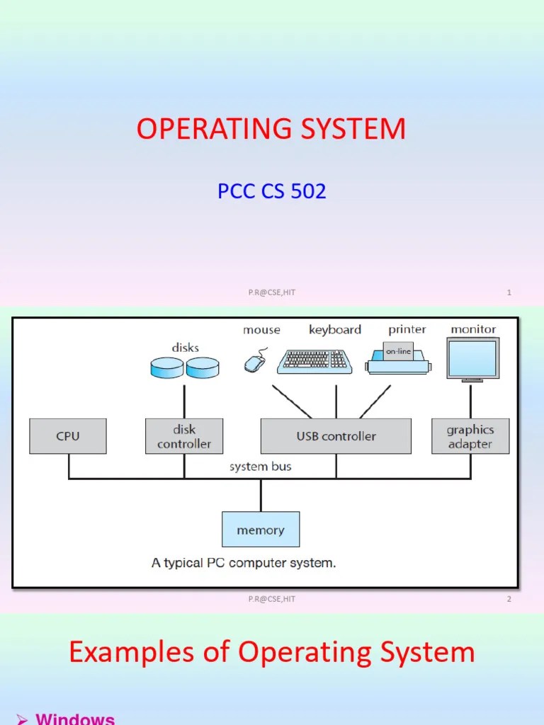 Lecture 1 | PDF | Operating System | Booting