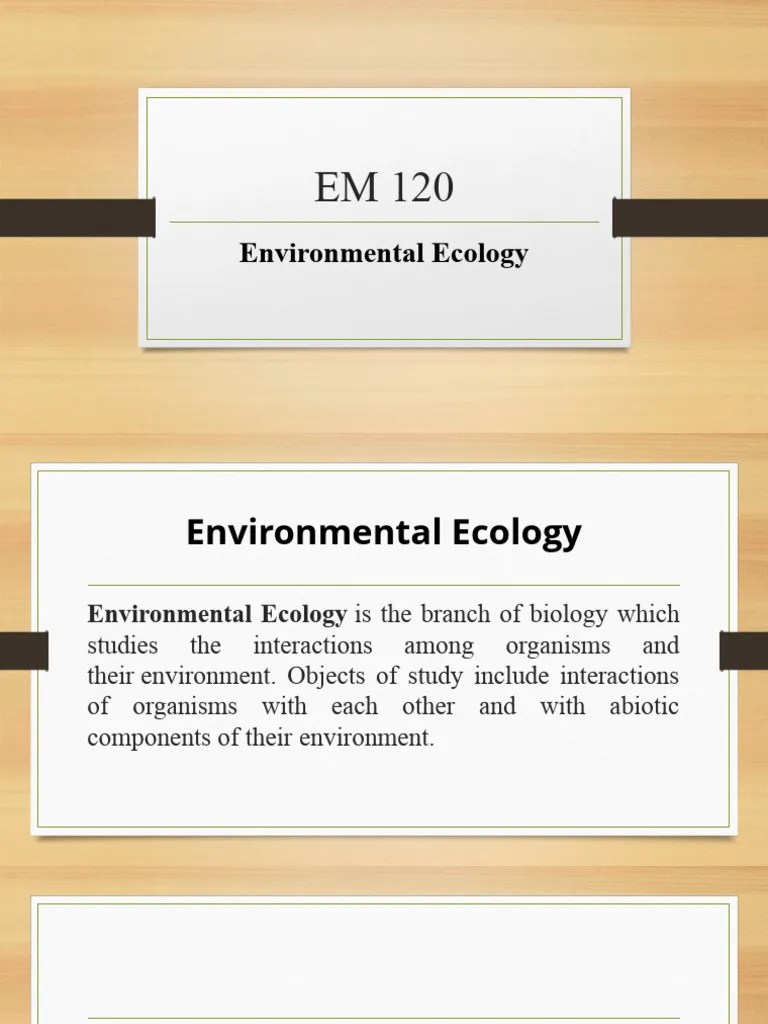 Introduction To Environmental Ecology | PDF | Ecosystem | Ecology