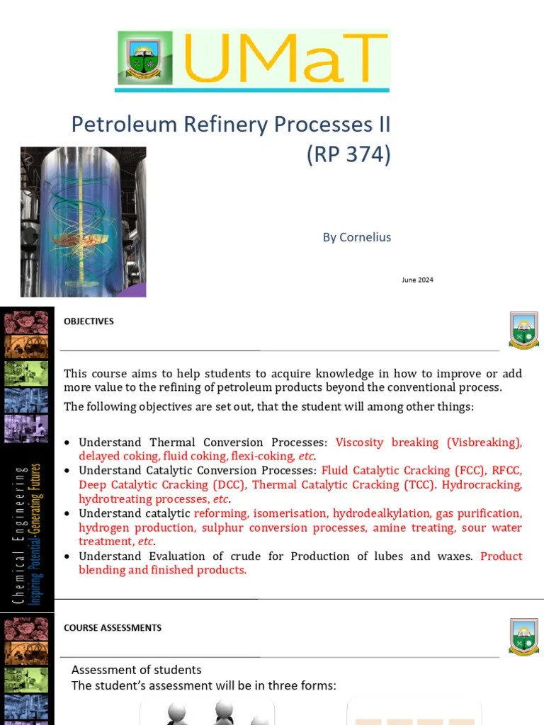 Advanced Petroleum Refining Techniques Pdf Distillation Petroleum