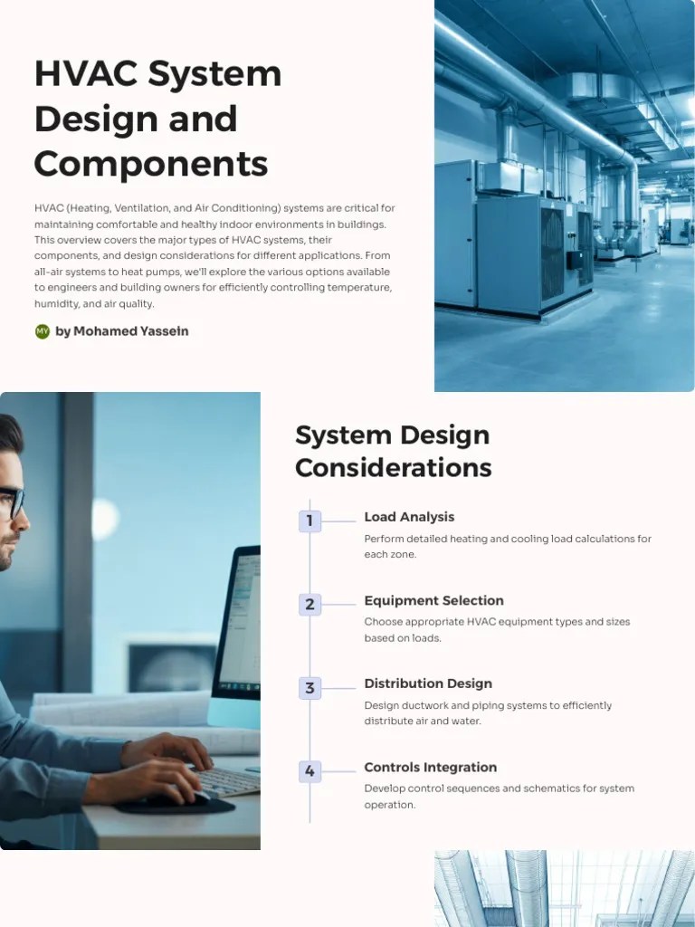 HVAC System Design And Components | Download Free PDF | Duct (Flow) | Thermodynamics