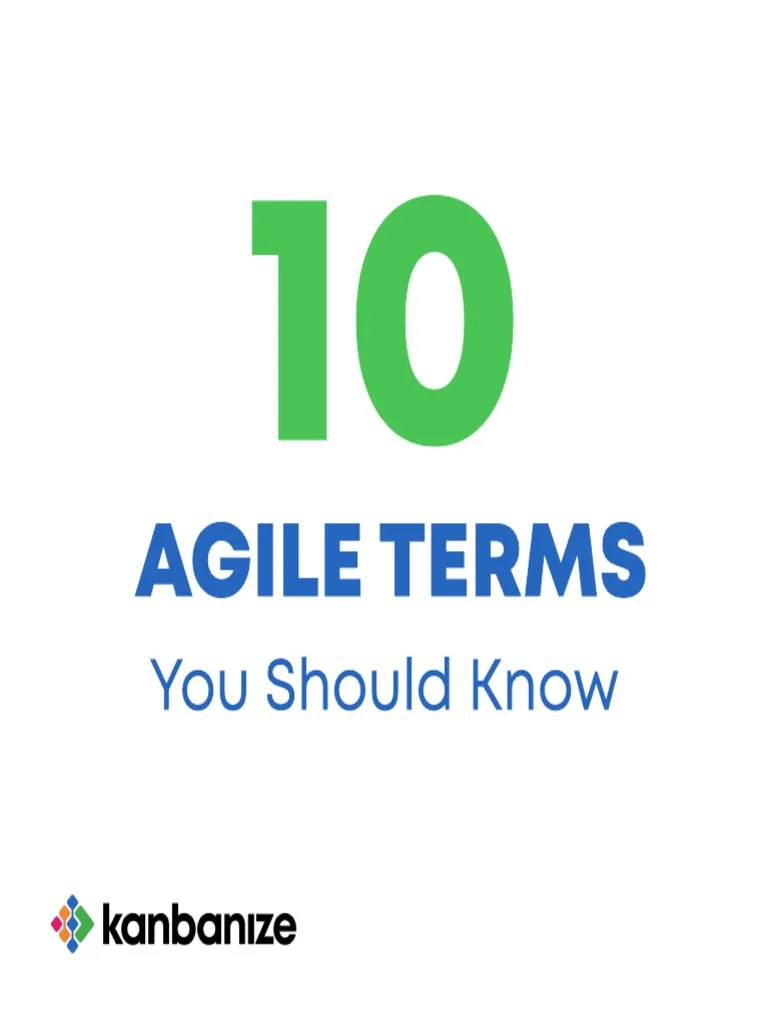 10 Agile Terms You Should Know | PDF | Agile Software Development