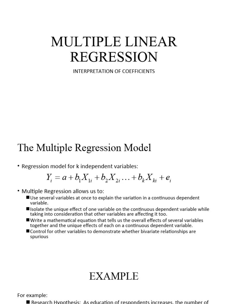Regression Analysis Essentials | PDF | Linear Regression | Dependent ...