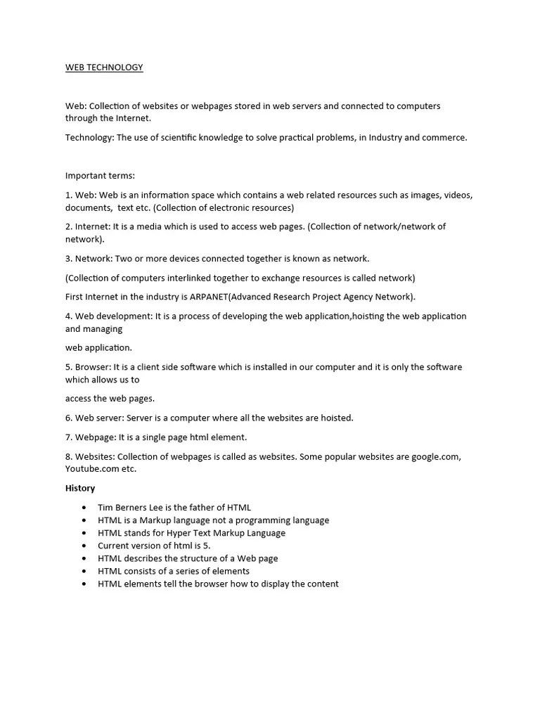 HTML | PDF | Html Element | Hyperlink