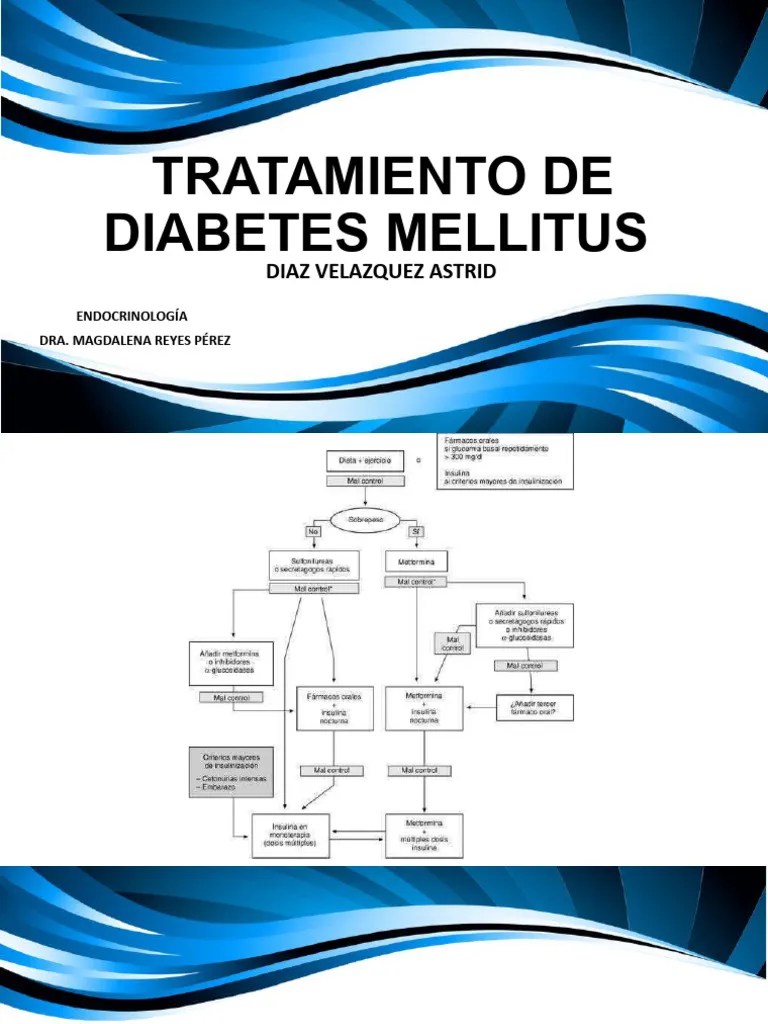 Tratamiento De Diabetes Mellitus | PDF | Diabetes | Insulina