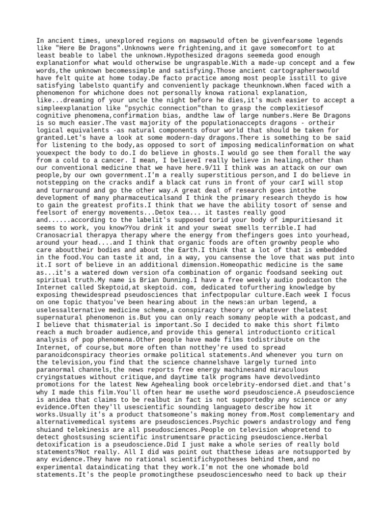 (English) Here Be Dragons (DownSub - Com) | PDF | Theory | Pseudoscience