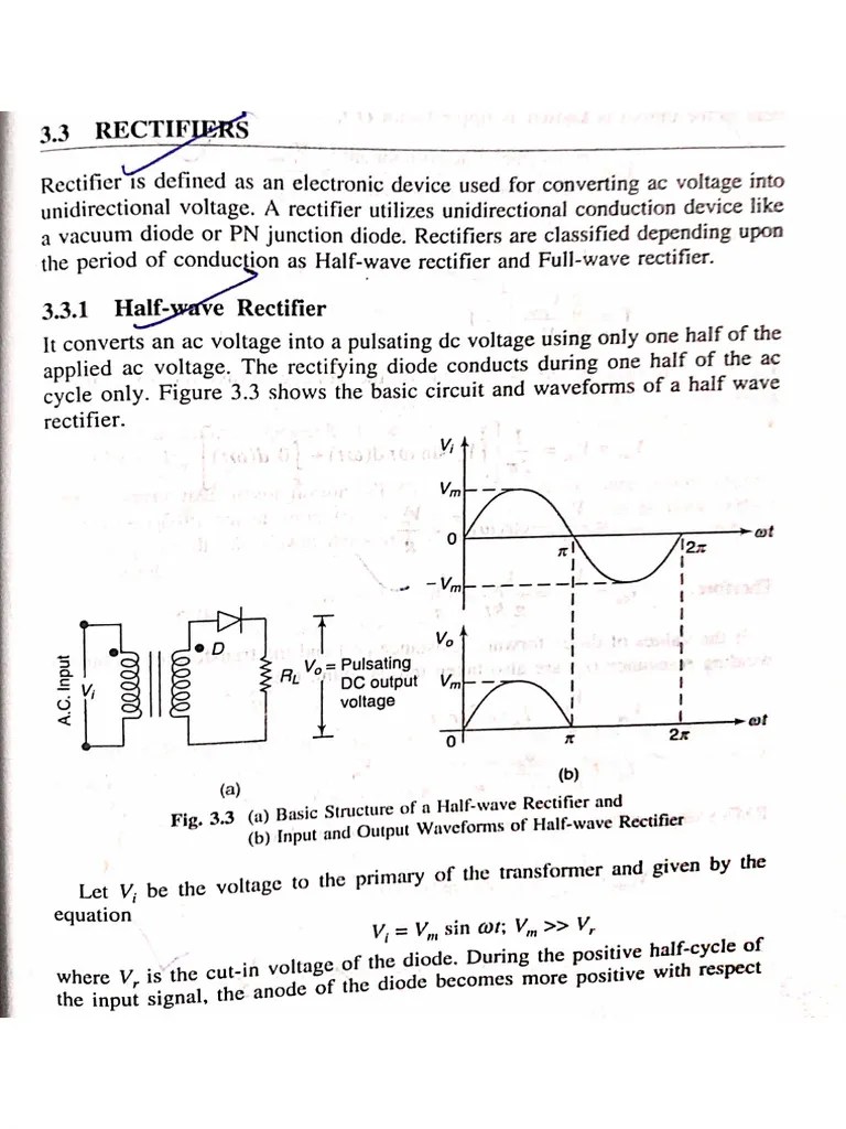 Chp 3 Rectifiers And Derivations | PDF