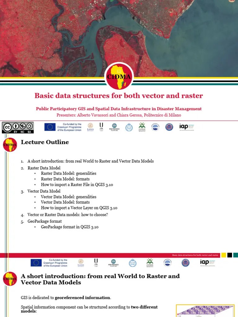 Basic Data Structures For Both Vector And Raster | PDF | Geographic ...