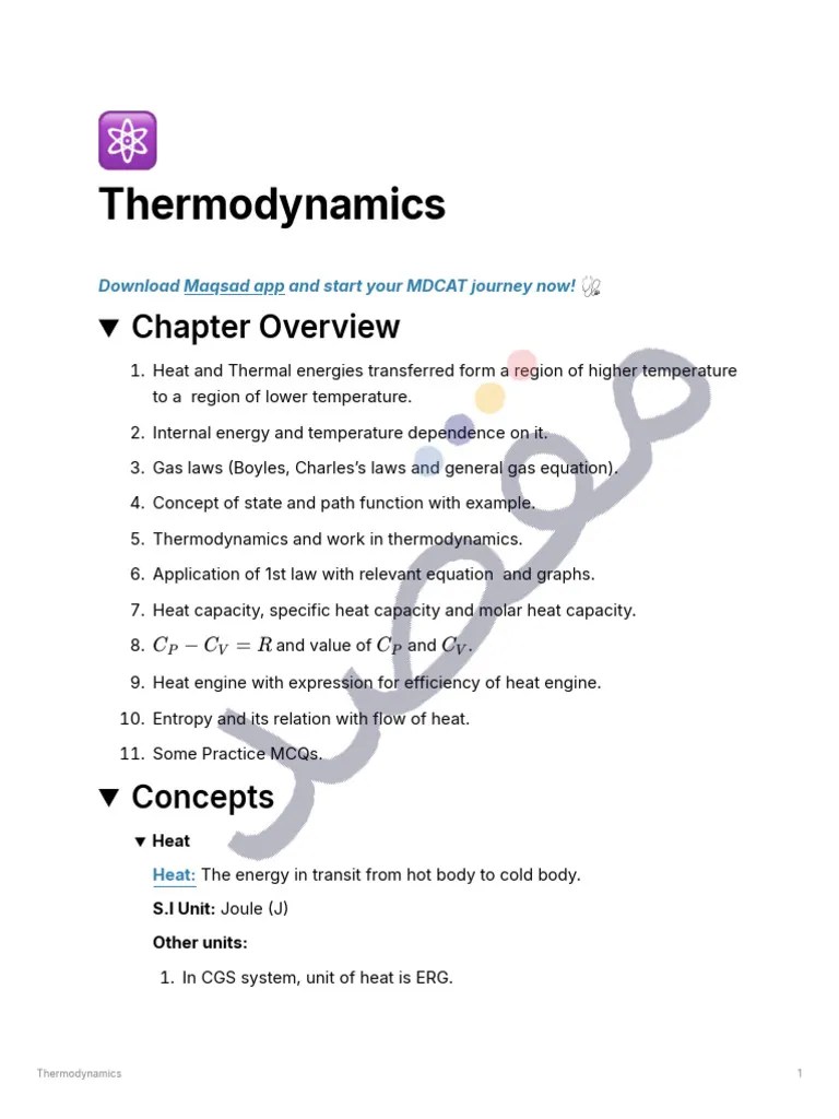 Thermodynamics | PDF | Heat | Temperature