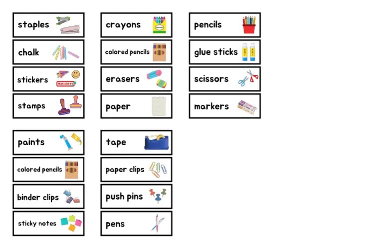 School Labels | PDF