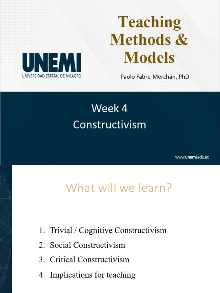 Constructivism | PDF | Constructivism (Philosophy Of Education ...