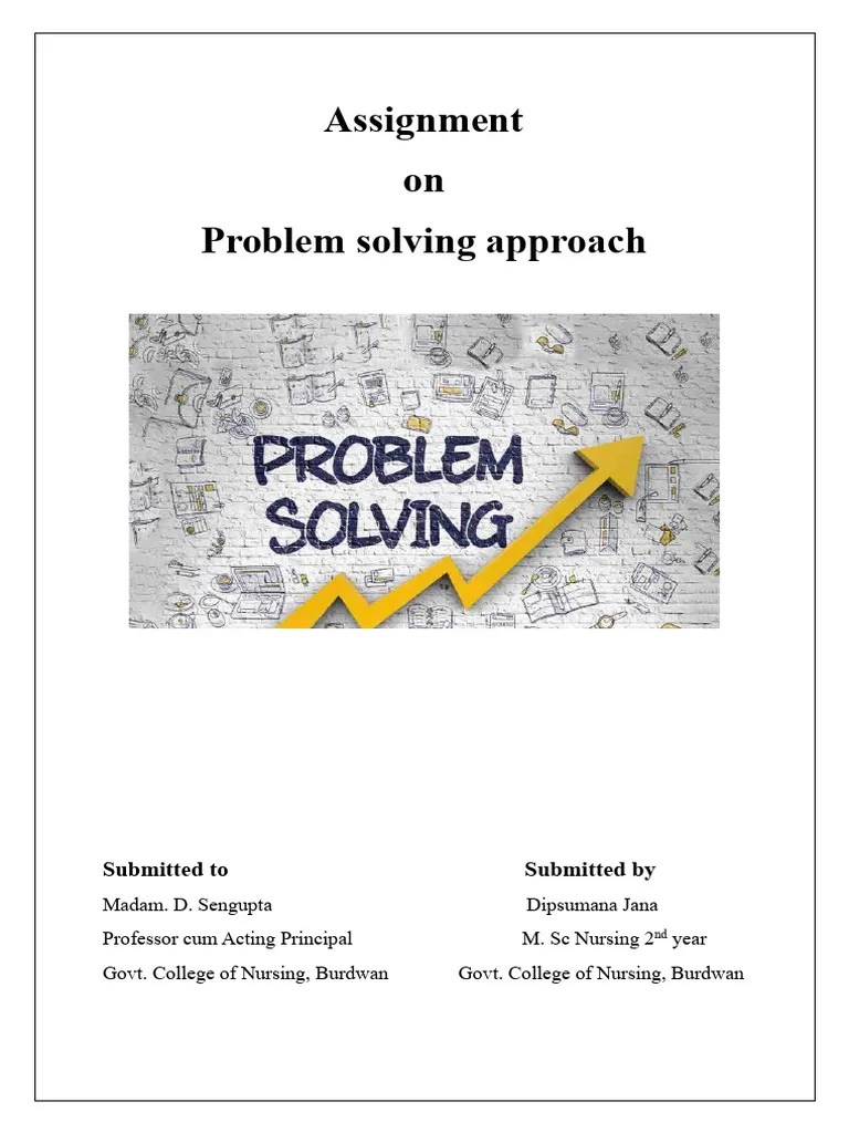 Problem Solving Approach | PDF | Creativity | Decision Making