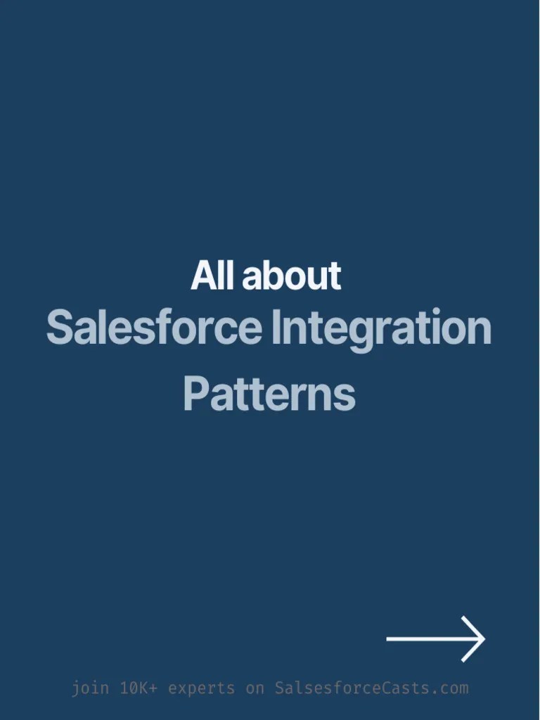 Salesforce Integration Design Patterns 1718696653 | PDF