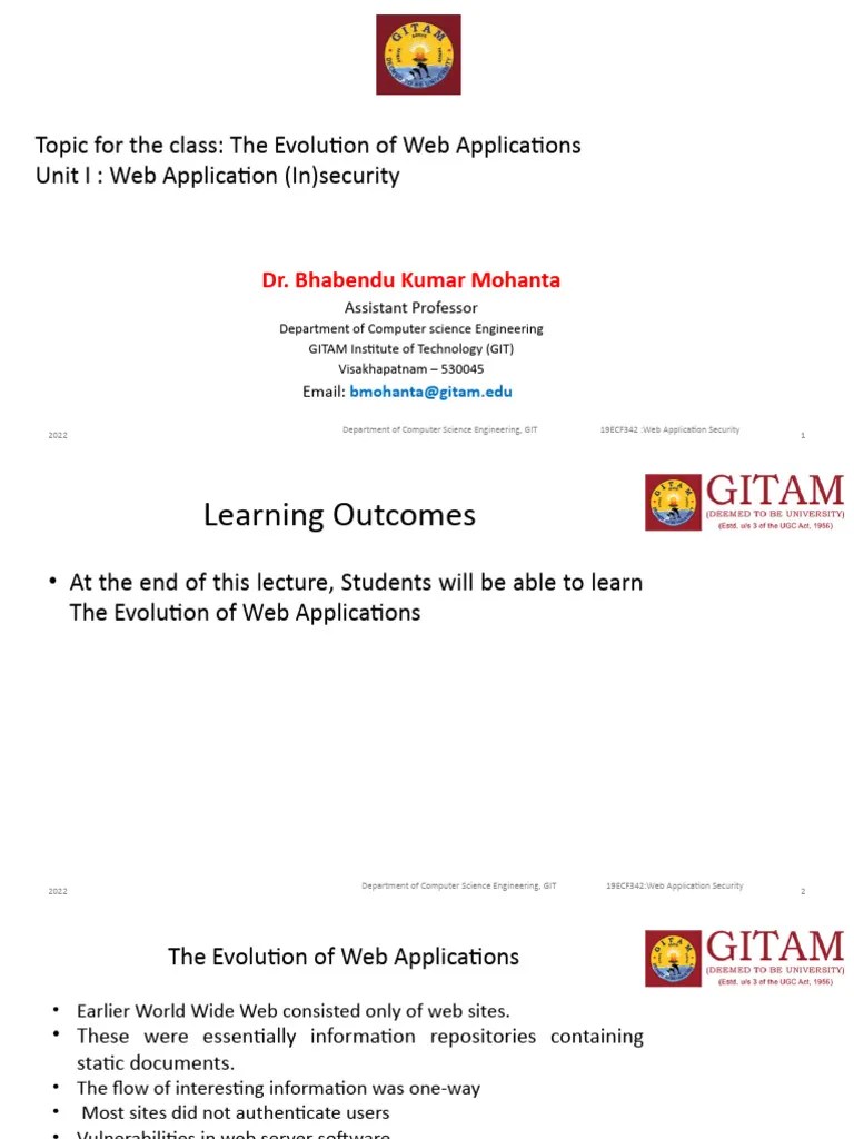 01 PPT-Unit 1 | PDF | World Wide Web | Internet & Web