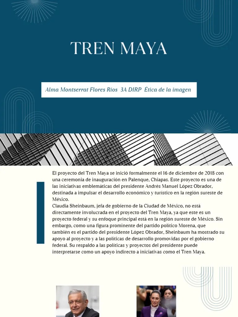 Alma Tren Maya_20240721_232541_0000 | PDF | México | Ciencias De La Tierra