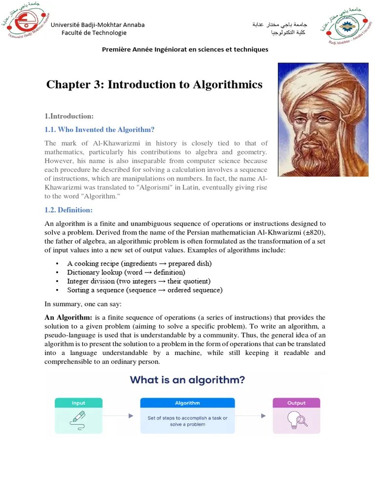 Chapter 3 Introduction To Algorithmics | PDF | Data Type | Control Flow