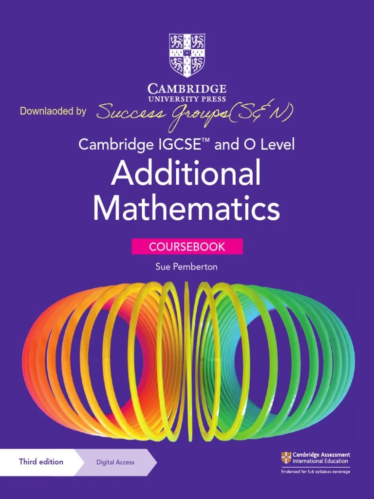 Cambridge - IGCSE™ - And - O - Level - Additional - Mathematics ...