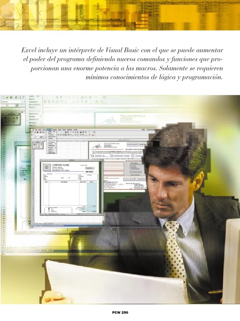 Programación De Macros Y Funciones En Excel | PDF | Macro (informática) | Point And Click
