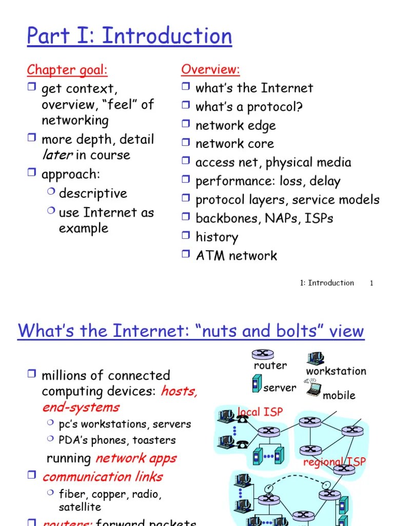 Chapter 1 A | PDF | Computer Network | Transmission Medium