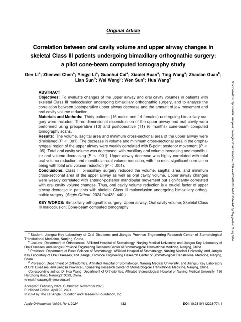 Airway Analysis In Orthodontics | PDF | Orthodontics | Sleep Apnea