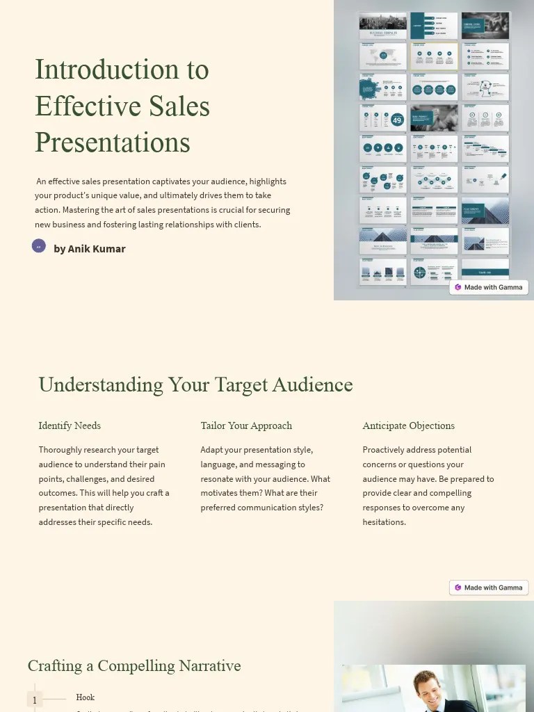 Introduction To Effective Sales Presentations | PDF | Target Audience ...