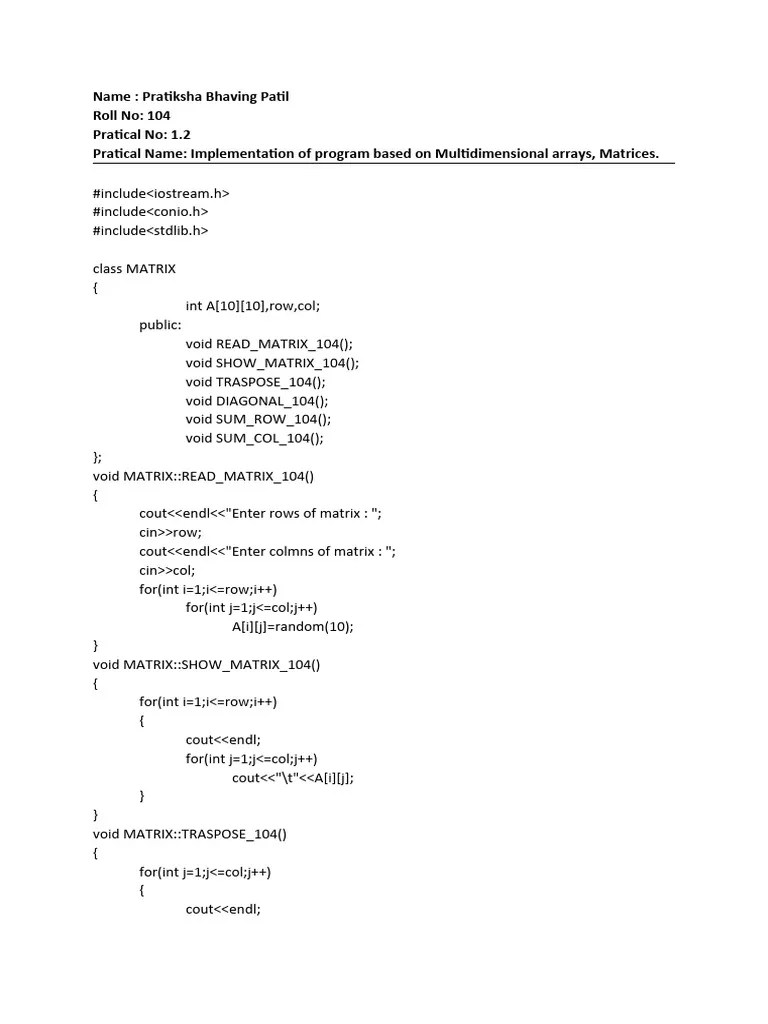 Multi Array | PDF | Matrix (Mathematics) | Operator Theory