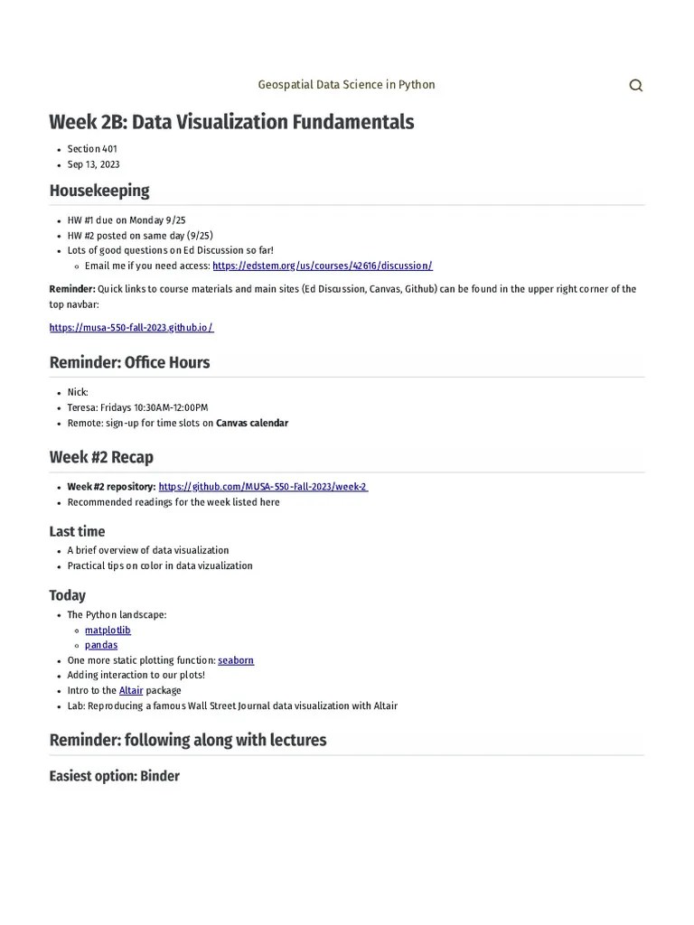 Geospatial Data Science In Python - Week 2B_ Data Visualization ...