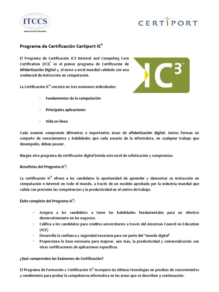 Webmail services such as outlook and gmail let you stay connected with the people you care about. Programas de Certificacion de Certiport