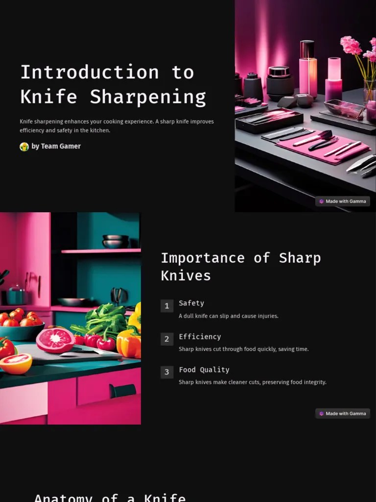 Introduction To Knife Sharpening | PDF | Home & Garden