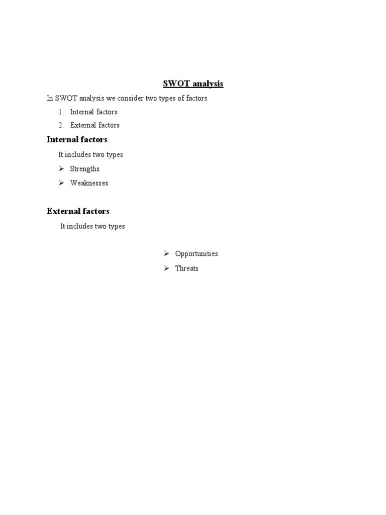 SWOT Analysis | PDF | Brand | Retail