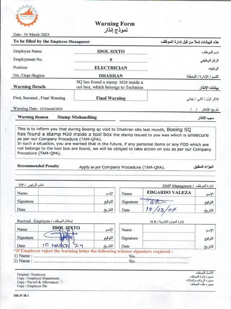 Warning Letter | PDF