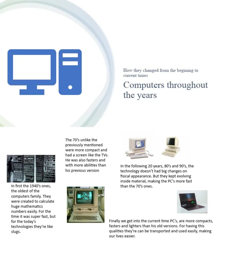 A History Of Computers | PDF