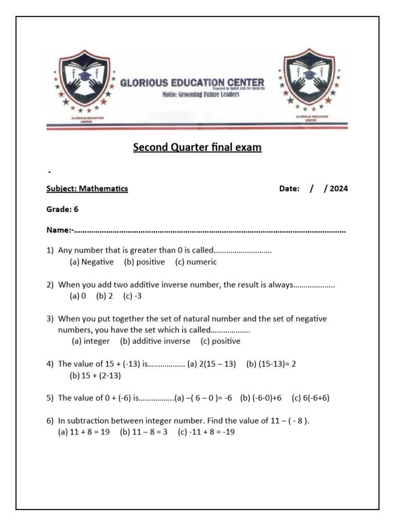 Worksheets Grade 6 Mathematics Syllabus D1 Pdf Algebra Numbers - 4K Space Textures for Desktop